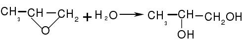 环氧丙烷水合反应式
